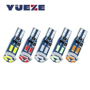High Quality T5 W3W W1.2W 4014 7SMD LED Bulbs Car Dashboard Gauge Lamps Auto Interior Light Warning Indicator Instrument Lights