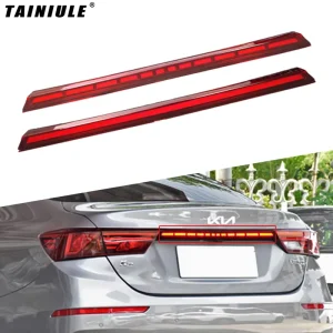 High Quality Trunk Modified Tail Light Rear Middle Light Through Type Rear Taillight Driving Warning Lights for KIA K3 Forte