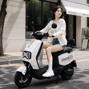 High Speed Adult Electric Moped 60V Steel Frame Electric Motorcycle With Disc Brake 2 Seat Mobility Electric Bike Motorbike
