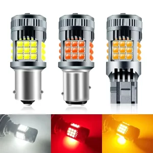High Speed Car Signal Light 3030 36SMD 26W Wireless Brake Light 12-30V Fan Turn Signal Canbus 1156 1157 T20 PY21W Car Accessory