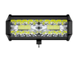 High brightness Three row 120w Plastic Work Light Spotlight Strip Light Car Off road Roof Front Bumper Spotlight