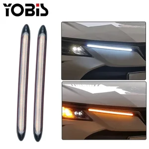 Highway Driving LED Strip Lights 12V Car Daytime Running Lights and Turn Signal Lights DRL Type