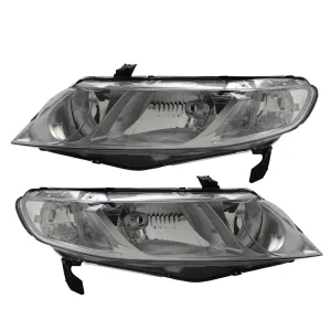 Honda Civic Xenon HID D1S Headlights White Black