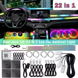 Hot Sales Optical Fiber BYD Han Car Atmosphere Light Hidden App Voice Control 10W Universal Fitment Magic Colorful Light Strip