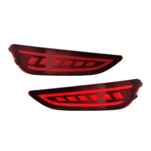 Hyundai Accent High Quality ABS+Glass OEM Standard Size 12V LED Tail Brake Rear Bumper Fog Light DRL Warning Light
