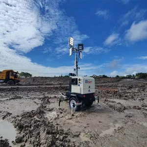 I9L Portable Construction LED Light Tower Battery Rechargeable Cordless Work Light