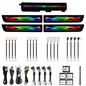 ICarsin Upgrade Symphony LED Car Interior Ambient Lighting for Land Rover Range Rover Trim Decoration Accessories RHD