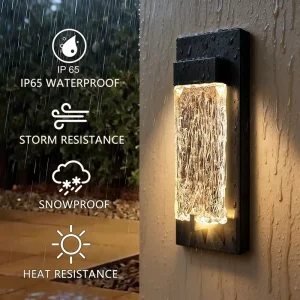 IP65 LED Wall Light 12 Inch 10W ETL Listed 5CCT Outdoor Wall Sconce AC100 277V Aluminum Modern Exterior Lamp for Villa Garden
