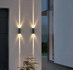 IP65 Modern Outdoor Wall Light Aluminium up and Down Lights 6W Outdoor Lighting for Home Hallway Patio Stairwell