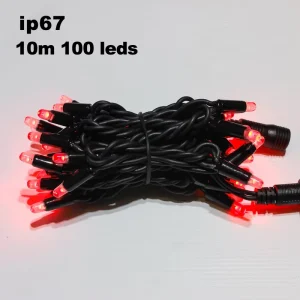 IP65 Waterproof LED String Lights H03RN-F Rubber Cable 10M 100 LEDs 4CCT Color Temp Wireless Control Outdoor Christmas Wedding