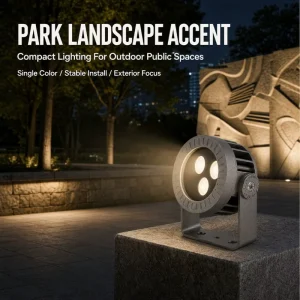 IP66 Waterproof High Bright 12W LED Spotlight CRI 90 5-Year Warranty App Control for Outdoor Architectural Lighting Facades
