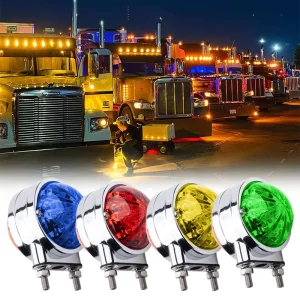 IP67 Cab Truck Marker Light for Truck Trailer Buses High Power Truck Decorative Light Double Face Plastic Watermelon Lights