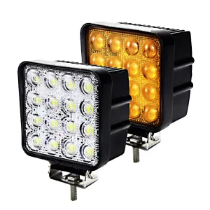 IP67 LED Work Light Flood Beam Off Road Driving LED Light 48W for Car Truck Heavy Duty Vehicle Auto Lighting System