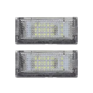 IP67 Waterproof 12V 3W Cool White SMD LED License Plate Light Replacement for E46 4D Sedan 5D Touring 98 05 1