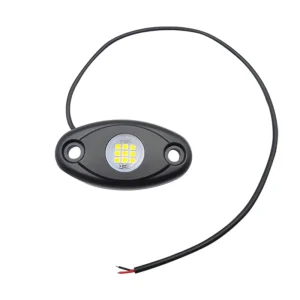 IP67 Waterproof LED Rock Lights Auto Exterior Lighting for Car Truck ATV UTV Motorcycle with Underbody Glow Trail Lamp