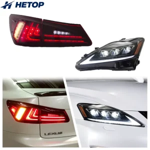IS250 IS350 Headlight Taillight Set Custom Sequential Turn Signal Upgrade LED Tail Lamp Plug and Play for Lexus
