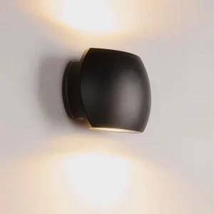 Indoor Aluminum LED Wall Lamp, Waterproof, CRI 80, Up and Down Lighting, for Outdoor Garden