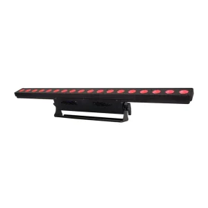 Indoor Ultra Bright LED Bar 18X10W 4in1 RGBW DMX512 Spotlights 25 Beam Angle IP20 Dimmable CRI 85 3500K Warm White Hanging Mount