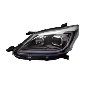 Innova 12V 6000K LED Headlight Upgrade Assembly with Bifocal Lens and Blink Signal Light for Car Front Lamps