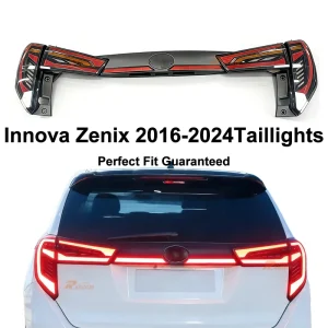 Innova LED Rear Light Assembly with Through Light Compatible for Innova Zenix Crystal Taillight