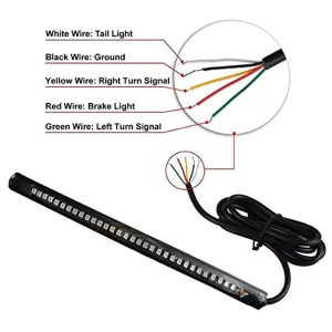 Integrated 48 LED Light Universal Front Tail Brake Turn Stop Signal for Motorcycles