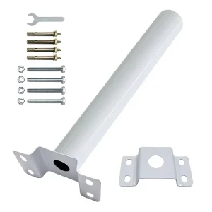 Integrated Street Lamp Support Arm 48mm58mm Hoop Type Installation Street Lamp Arm Wall mounted Solar Lamp Bracket Support Arm