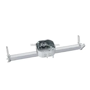 Iron Ceiling Fan Box Adjustable Electrical Mounting Bracket for Fans Light Fixtures Indoor Outdoor Use