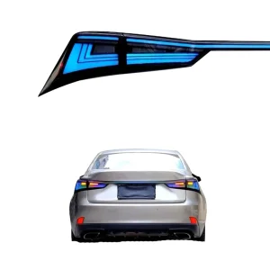 JC Through type Featuring RGB Design Flowing Tail Lights for Lexus IS