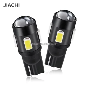 JIACHI New 12V T10 LED Car Replacement Bulbs W5W 5630 Chip Fog & Interior Light Auto Side Repeaters