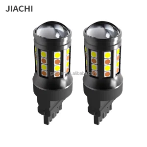 JIACHI T25 3157 3030 LED Super Bright 4000LM Car Reverse Lamps Daytime Running Lights Turn Signal Bulbs