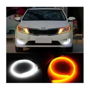 JINXIN Auto LED Headlight Strip Lamp Turn Signal Light Car Angel Eye DRL Decorative Daytime Running Lights