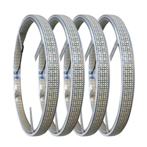 JINXIN Ultra Bright DC12V 17Inch 10 Row Pure White Car Wheel Rim Tuning Lights 5 Rows Inside and Outside Wheel Light Kit