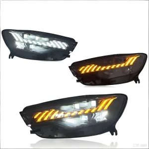 JY 12V LED Headlights for Audi A6 6000K High Brightness Upgrade