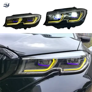 JY LED Headlamp for 3 Series G20 G28 Plug Play CSL Yellow DRL Laser Look Automotive