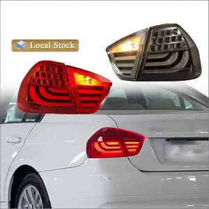 JY LED Tail Light for 3 Series E90 Clear Lens Daytime Running Light Brake Light Turn Signal Plug Play