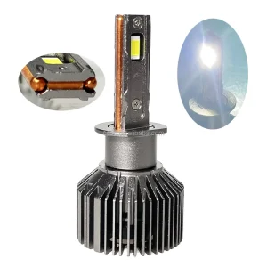 K2 12V Led Headlights High Power 180W Auto Led Lighting 2 Copper Tubes H1 Shape 6000K Car Led Bulb Headlight