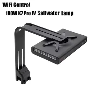 K7 PRO IV 100W Full Spectrum WiFi Sunrise Sunset Programmable Saltwater Aquarium LED Light for Marine Fish Tank