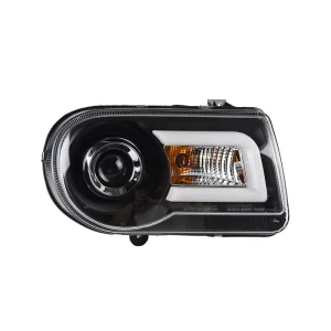 KGKB Car Light for Chrysler 300C Auto Headlight Assembly Upgrade LED Projector Lens Plug and Play Accessories