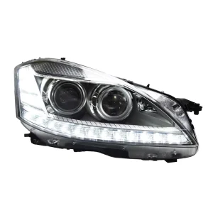 KGKB LED Headlight Assembly for Benz S Class W221 S300 S350 S400 S500 S600 Plug & Play 6500K IP68 Waterproof Head Lamp