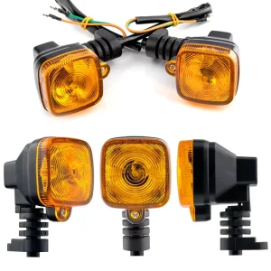 KINGSTATS KSM 0122 LED 12V 5W Yellow CG125 ZJ125 Modified Small Turn Signal Square Light with IPX66 Waterproof