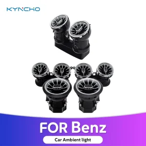 KYNCHO for Benz Car Ambient Light for benz LED Air Conditioner Turbine Vent Automotive Ambient Lighting Auto Interior Lighting