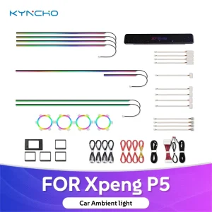 KYNCHO for Xpeng P5 Symphony Automotive Ambient Lighting Upgrade with Dedicated LED Car Ambient Light Emitting Flowing Light