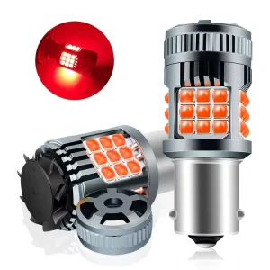 KaiDengZhe High-Speed 1156/1157 Canbus Car Signal Light Wireless 26W 3030 36SMD Brake & Turn Signal for 12-30V Cars