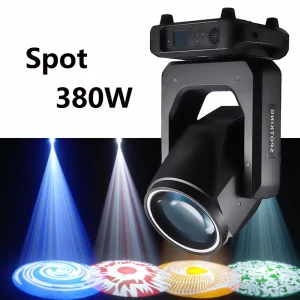 King Spot Moving Head 380W Prism King Stage Moving Head Light DMX512 Auto Master slave Control Wedding Event Beam Spot Light