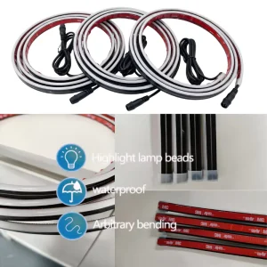 Kingshowstar 24″ 36″ 48″ 60″ 80″ Car Hood LED Light Strip Daytime Running Light Dream Chasing Color Strip for Car SUV Truck