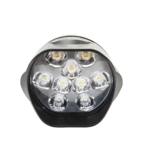 L5D 5700-7000K 15W DC 9-85V 9 Lamp Beads High Beam 1500LM High Brightness Motorcycle Driving Auxiliary Headlight