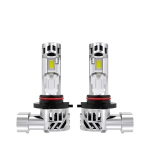 LANSEKO MINI LED Headlight Bulbs 9005 9006 HB3 With GC 7535 LED Chip 50W 5300LM Double Fan Cooling for 12V Car LED Headlight Kit