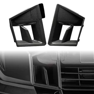 LD Style Dry Carbon Fiber Front Bumper Air Vent Decoration Suitable for BMW XM Front Bumper Insert