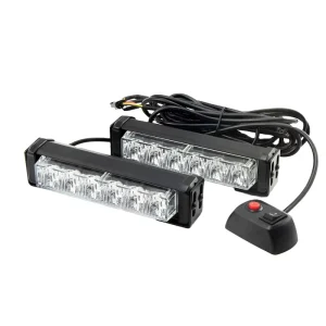 LED 4 Color Window Mount Light For Car 12V Red Blue White Amber Lighting