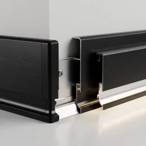 LED Aluminum Alloy Baseboard Floor Trim Skirting Board Aluminum Board Aluminum Skirting Board Aluminum Skirting